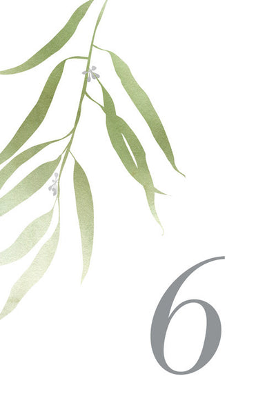 Eucalyptus Table Number