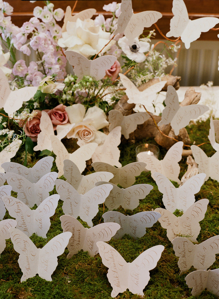 Butterfly Shaped Escort Cards