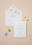 Flora Vista – Minimalist Botanical Save The Date