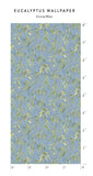 Eucalyptus Wallpaper - Blue