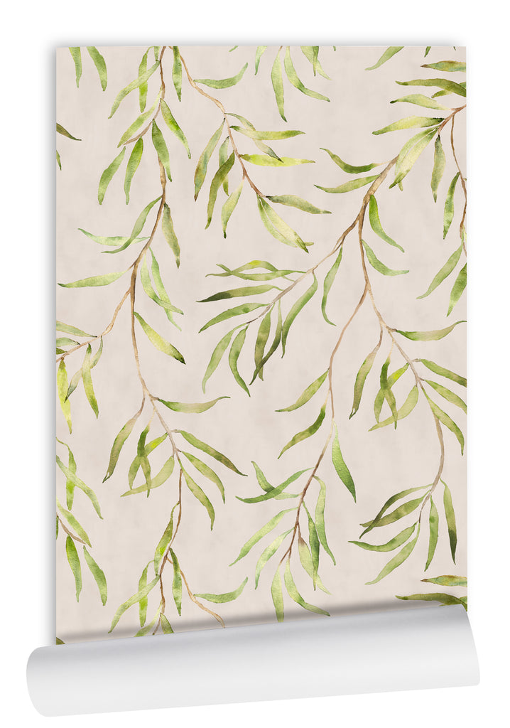 Eucalyptus Wallpaper - Ivory