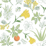 Flora Vista Wallpaper -Multicolor/White