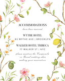 De la Vina  - Wedding Invitation