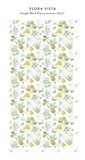Flora Vista Wallpaper -Multicolor/White