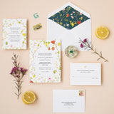 Botanical Wedding Invitation - De La Vina