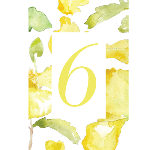 Amapola Table Number