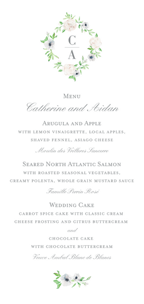 Arianna Menu