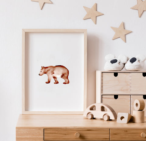 Baby Bear Print
