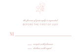 Botanical Wreath Wedding Invitation