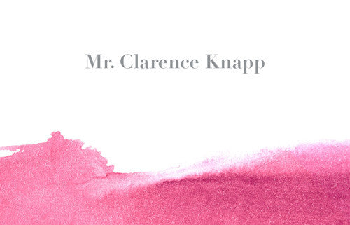 Bougainvillea Place Card