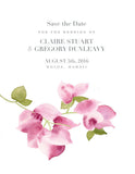 Bougainvillea Save the Date