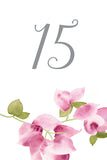 Bougainvillea Table Number