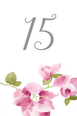 Bougainvillea Table Number