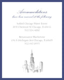 Chicago Skyline Wedding Invitation
