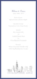 Chicago Skyline Menu