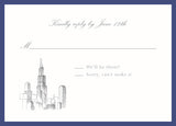 Chicago Skyline Wedding Invitation