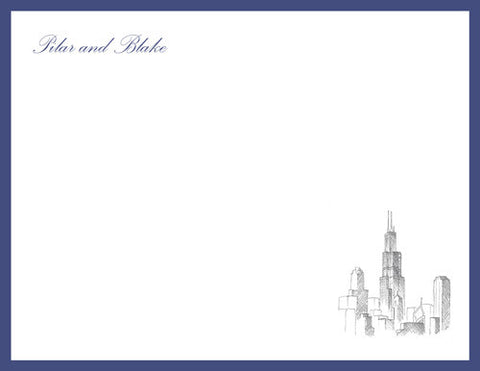 Chicago Skyline Thank You