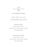 Classic Crest Wedding Invitation