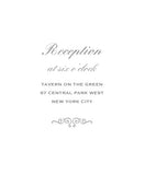 Classic Crest Wedding Invitation
