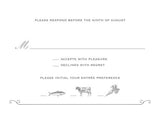 Classic Crest Wedding Invitation