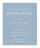Color Block Modern Wedding Invitation