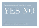 Color Block Modern Wedding Invitation