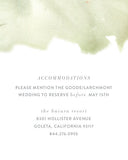 Eucalyptus Watercolor Wedding Invitation