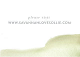 Eucalyptus Watercolor Wedding Invitation