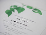 Rose Wedding Invitation