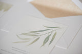 Eucalyptus Watercolor Wedding Invitation