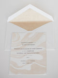 Marble Wedding Invitation