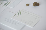 Eucalyptus Watercolor Wedding Invitation