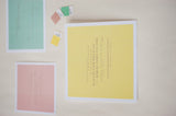 Color Block Modern Wedding Invitation