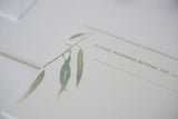 Eucalyptus Watercolor Wedding Invitation