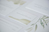 Eucalyptus Watercolor Wedding Invitation