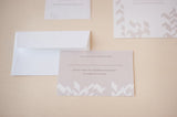 Miramonte Chevron Wedding Invitation