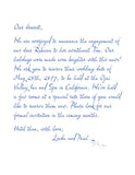 love letter save the date