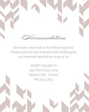 Miramonte Chevron Wedding Invitation