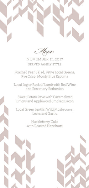 Miramonte Menu