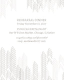 Miramonte Chevron Wedding Invitation