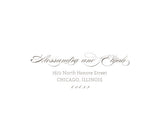 Miramonte Chevron Wedding Invitation