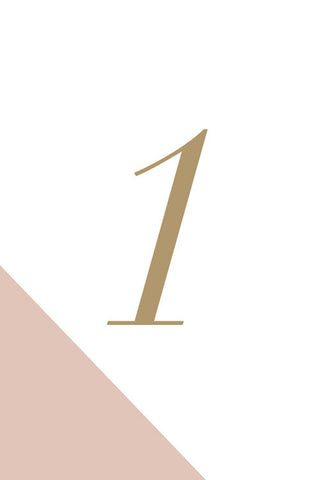 Monogram Table Number