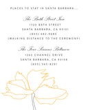 Poppy Wedding Invitation