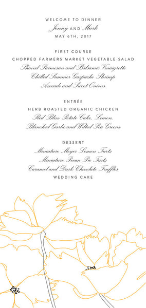 Poppy Menu