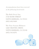 Seaglass Wedding Invitation