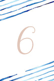Shibori Table Number